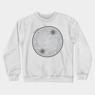 Diatom - Auliscus (scientific) Crewneck Sweatshirt